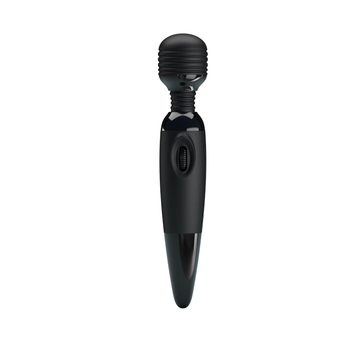 PRETTY LOVE POWER WAND-BLACK SILICONE VIBRATOR - PLBIBW055009