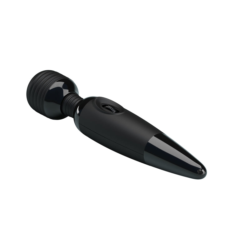 PRETTY LOVE POWER WAND-BLACK SILICONE VIBRATOR - PLBIBW055009