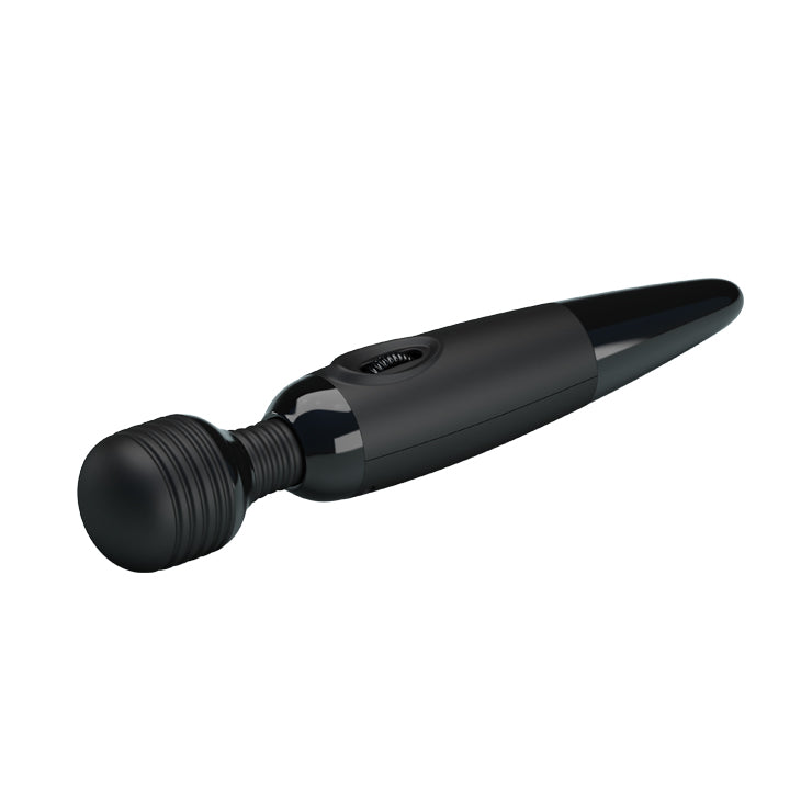 PRETTY LOVE POWER WAND-BLACK SILICONE VIBRATOR - PLBIBW055009