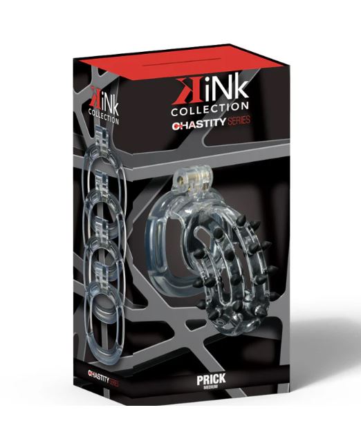 KINK CHASTITY PRICK COCK CAGE M CLEAR - FRKINK002285