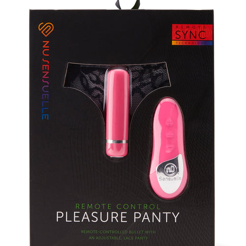 SENSUELLE PLEASURE PANTY PINK REMOTE CONTROL - NCBTW55PK