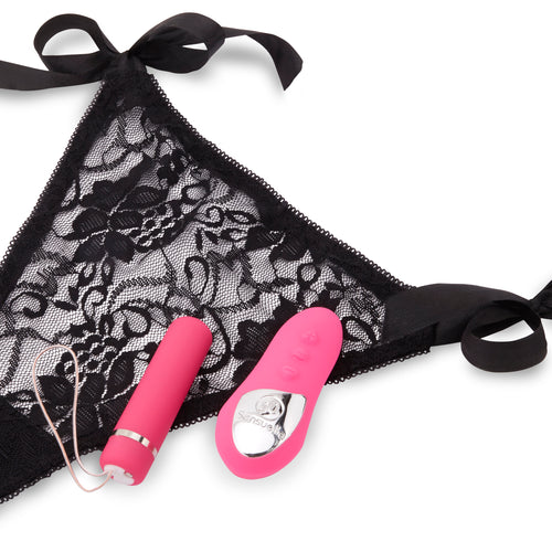 SENSUELLE PLEASURE PANTY PINK REMOTE CONTROL - NCBTW55PK