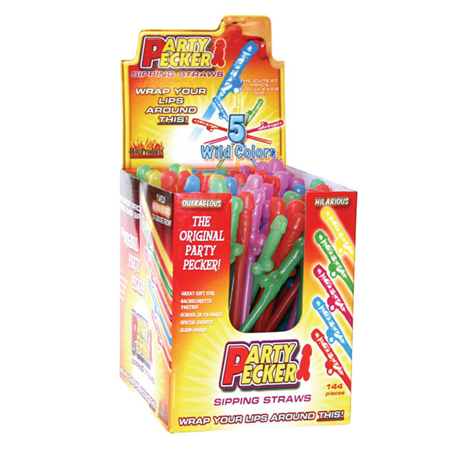 Party Pecker Sipping Straws