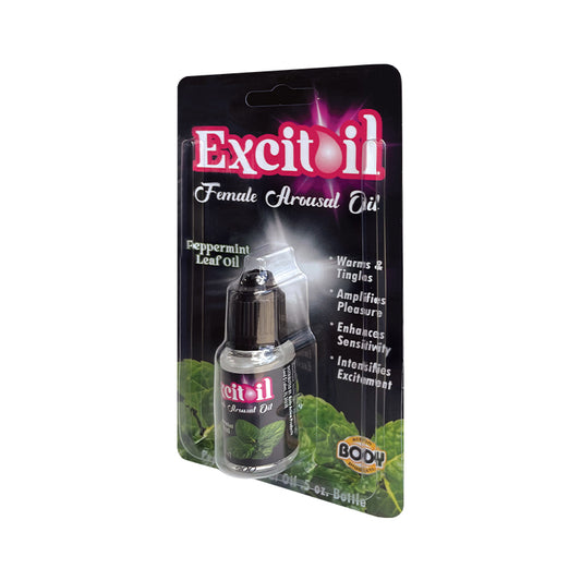 Peppermint Arousal Oil .5oz Bottle Carded-Pinkfoxxx