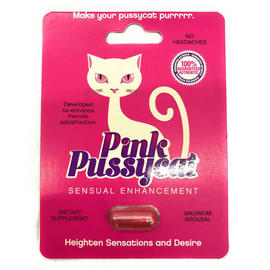 Pink Pussycat Female Sensual Enhancer 1ct pill 24/Dp-Pinkfoxxx
