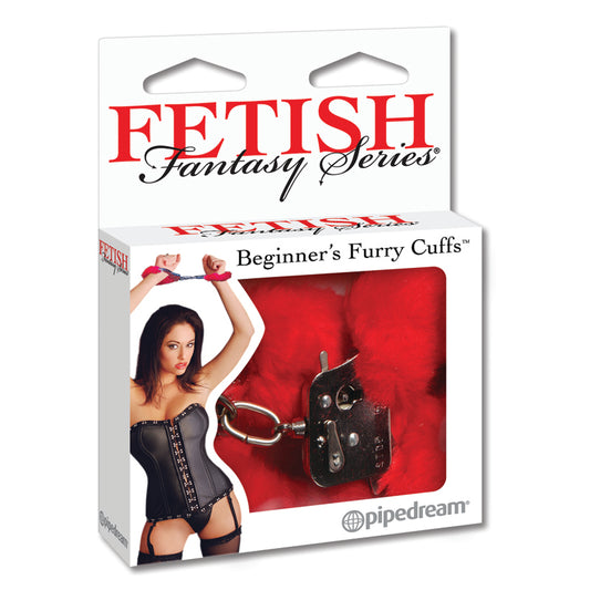 Pipedream Fetish Fantasy Series Beginner's Furry Cuffs-Pinkfoxxx