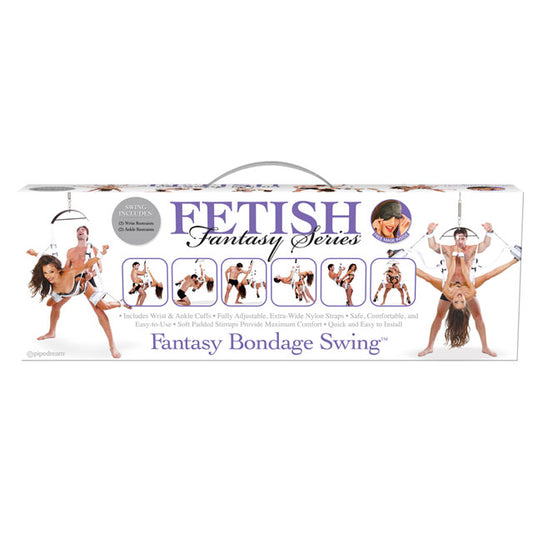 Pipedream Fetish Fantasy Series Fantasy Bondage Swing White-Pinkfoxxx