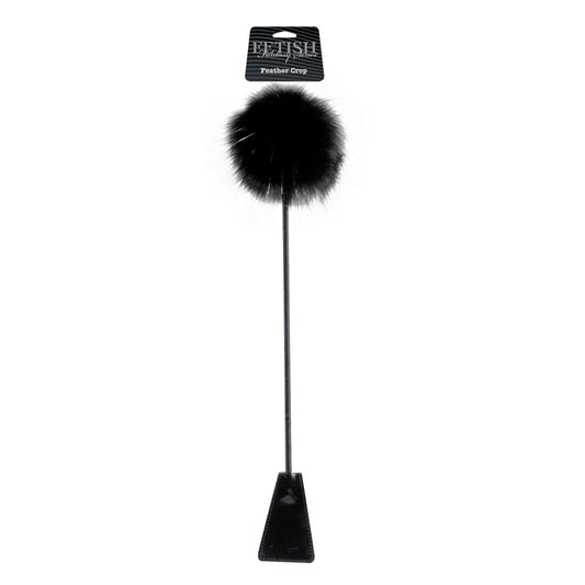 Pipedream Fetish Fantasy Series Limited Edition Feather Crop Black-Pinkfoxxx