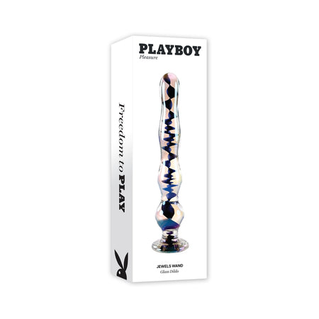 Playboy Jewels Wand Borosilicate Glass Iridescent-Pinkfoxxx