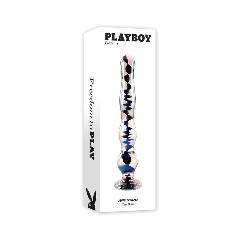 Playboy Jewels Wand Borosilicate Glass Iridescent-Pinkfoxxx