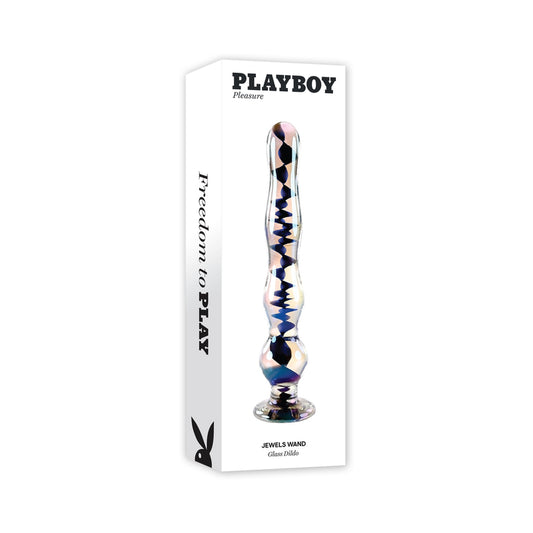 Playboy Jewels Wand Borosilicate Glass Iridescent-Pinkfoxxx