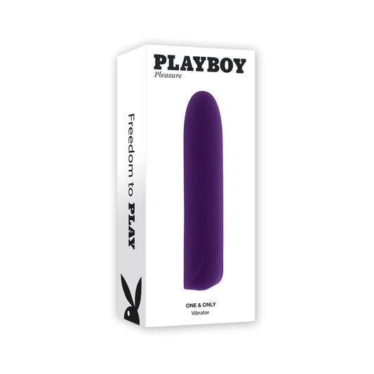 Playboy One & Only Rechargeable Silicone Bullet Vibrator Acai-Pinkfoxxx