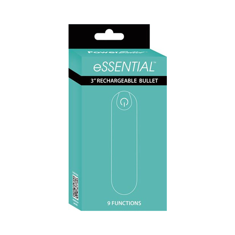 Powerbullet eSSENTIAL Rechargeable 3 in. Bullet Vibrator-Pinkfoxxx