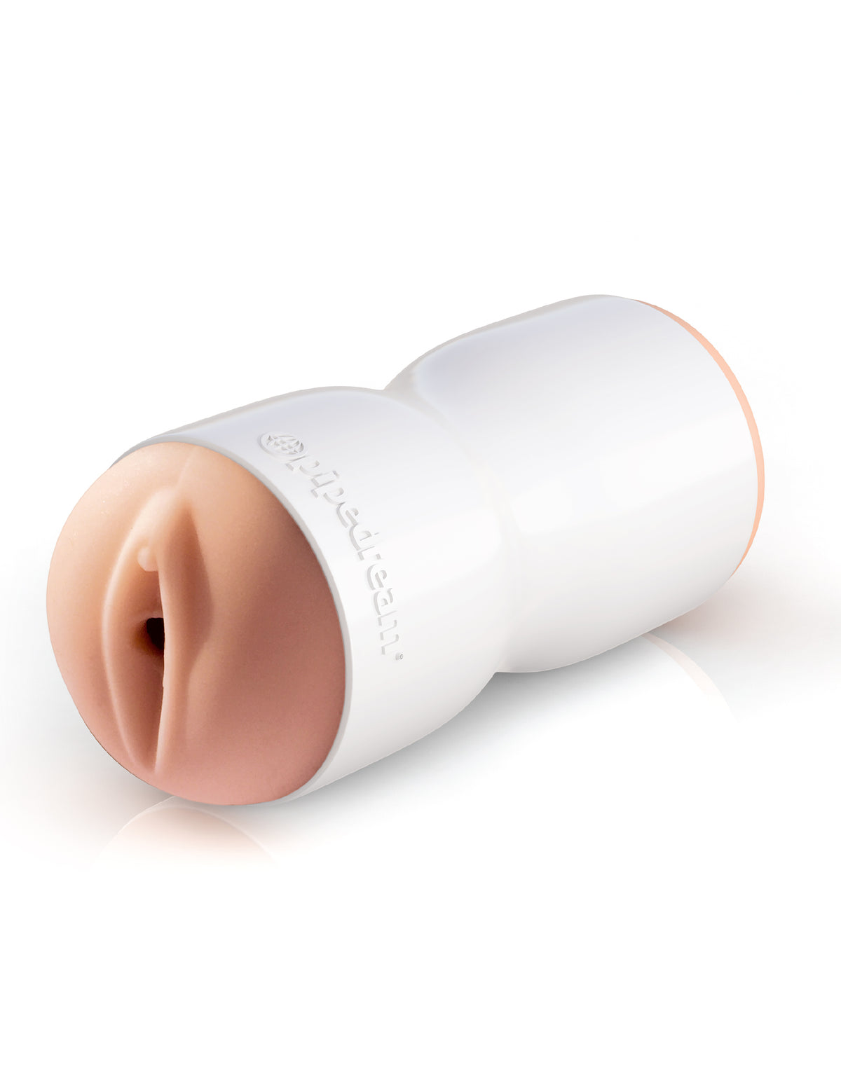 PDX EXTREME TIGHT GRIP PUSSY & MOUTH MASTURBATOR WHITE/ LIGHT - PDRD28119