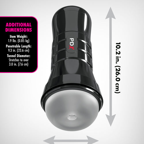 PDX EXTREME WET PUSSIES SUPER SLIDE & GLIDE XXL - FROSTED - PDRD42720