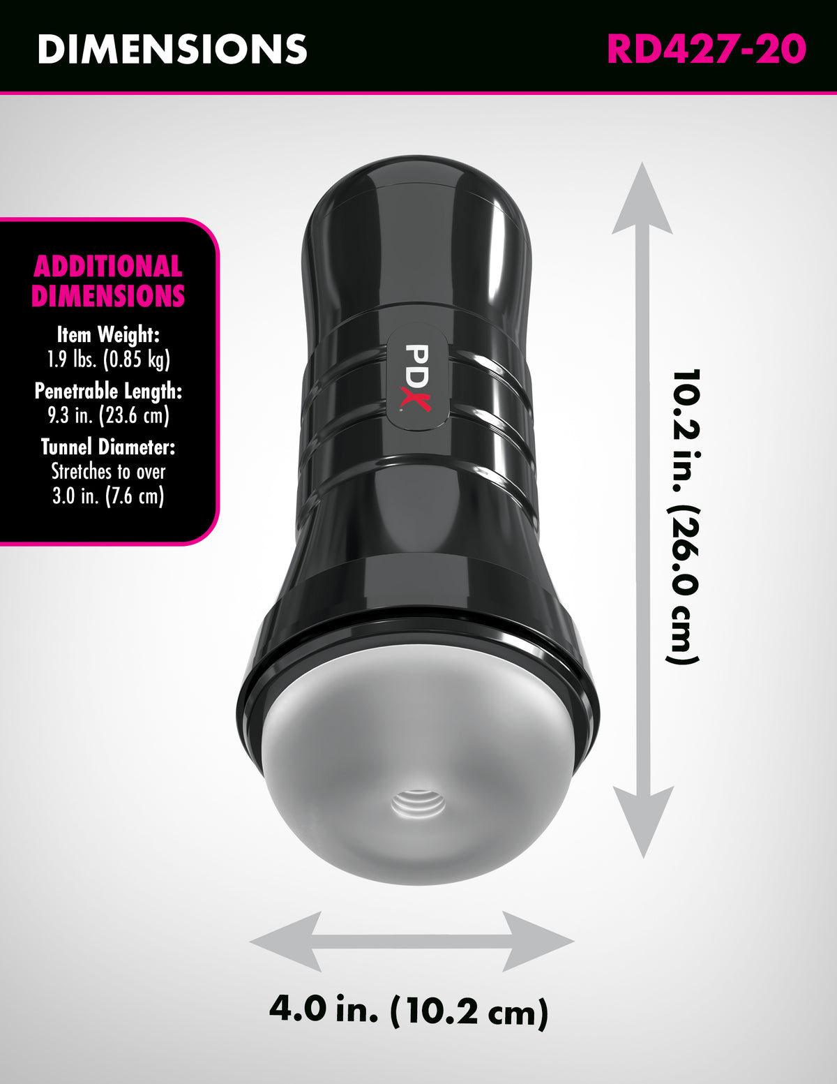 PDX EXTREME WET PUSSIES SUPER SLIDE & GLIDE XXL - FROSTED - PDRD42720