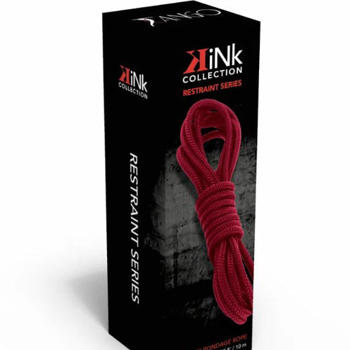 KINK COLLECTION SOFT COTTON BONDAGE ROPE RED - FRKINK002168