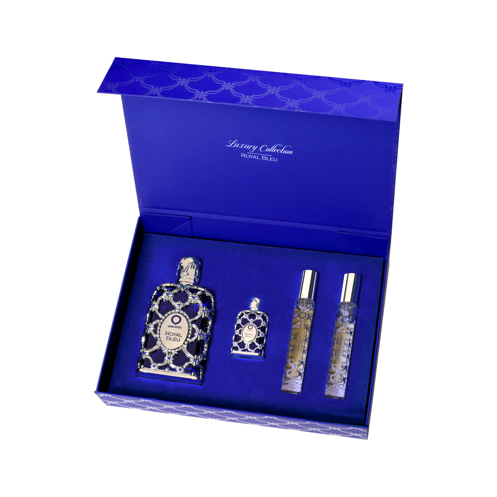 ORIENTICA ROYAL BLUE 4PC SET, WOMEN'S GIFT SET