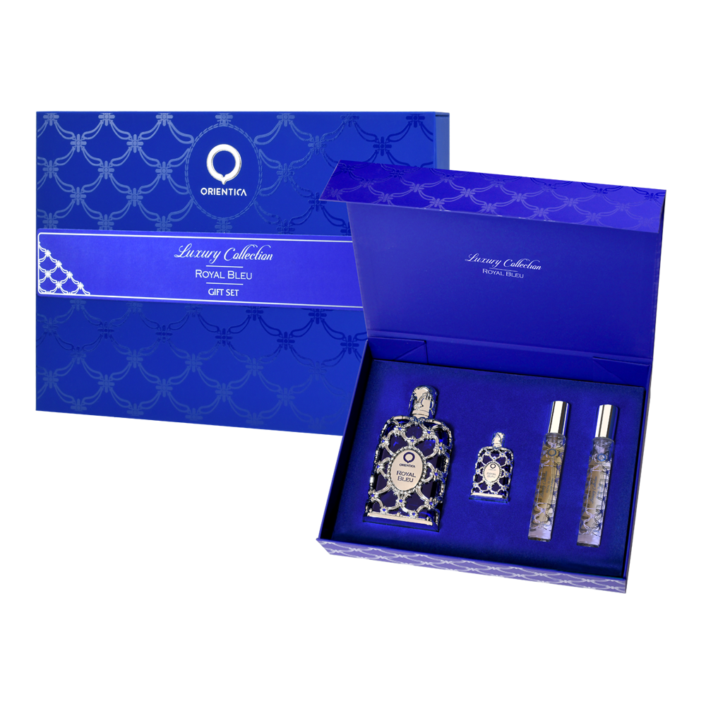 ORIENTICA ROYAL BLUE 4PC SET, WOMEN'S GIFT SET