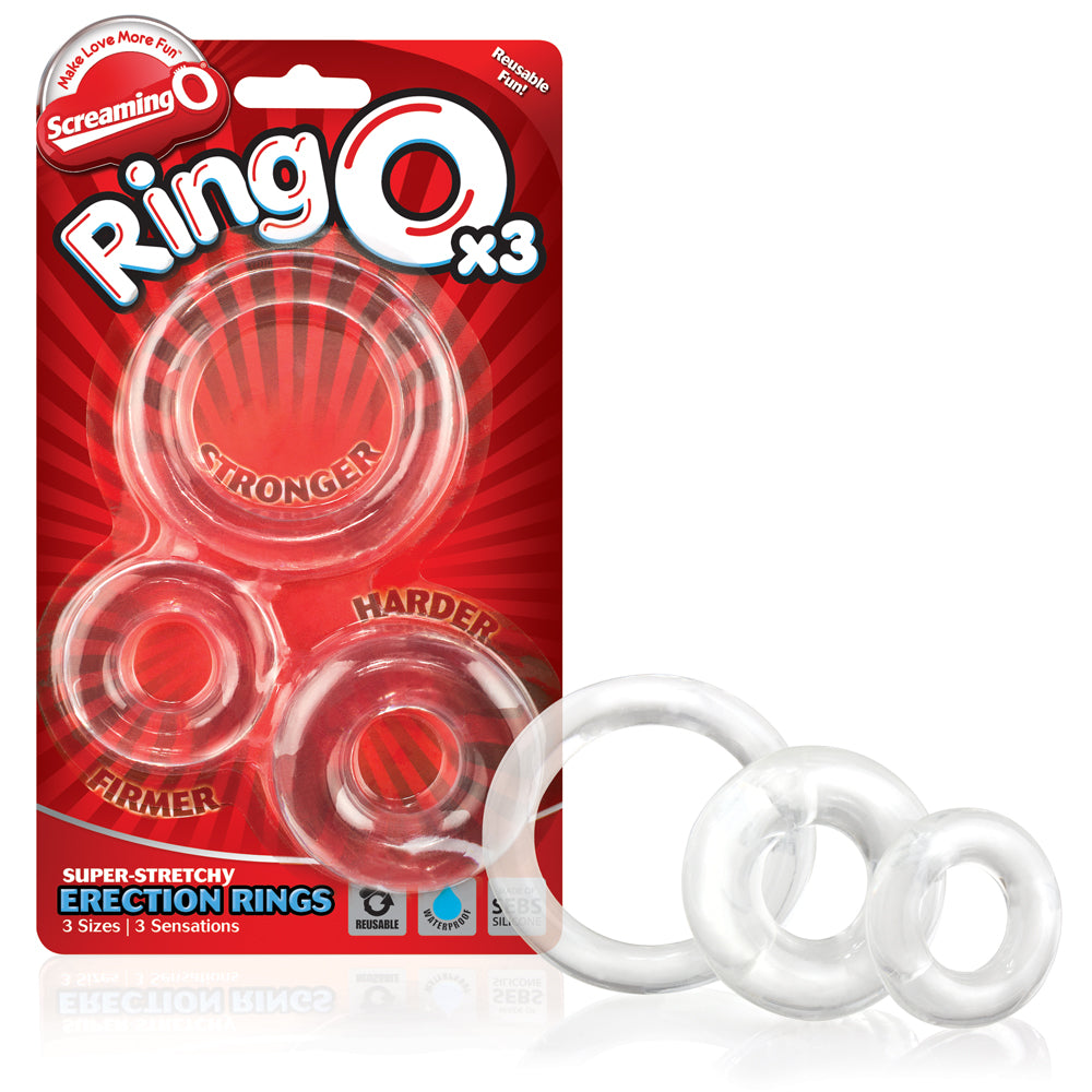 SCREAMING O RING O X3 CLEAR - SCRRNGO3PC101