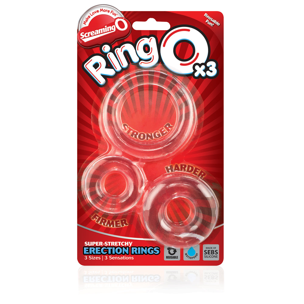 SCREAMING O RING O X3 CLEAR - SCRRNGO3PC101
