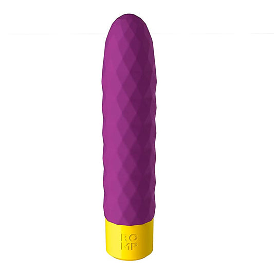 ROMP Beat Rechargeable Silicone Bullet Vibrator Light Purple-Pinkfoxxx