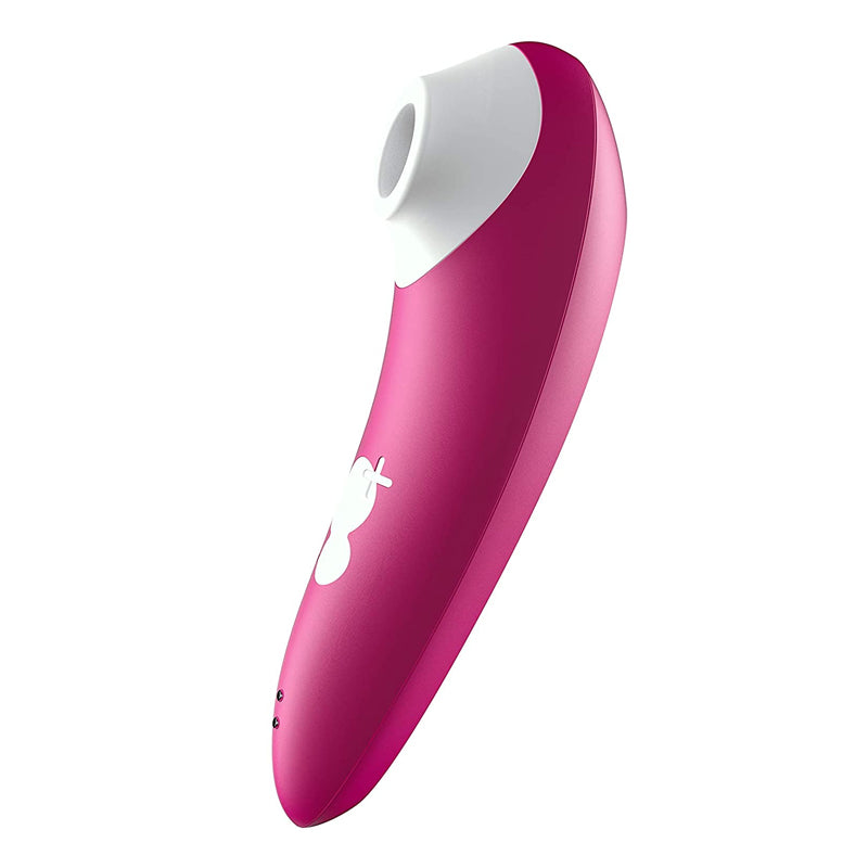 ROMP Rechargeable Silicone Pleasure Air Clitoral Vibrator Pink-Pinkfoxxx