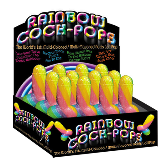 Rainbow Cock-Pops (Display)-Pinkfoxxx