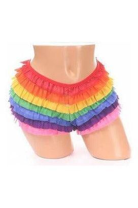 Rainbow Mesh Ruffle Panty