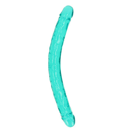 RealRock Crystal Clear Double Dong Dual-Ended Dildo-Pinkfoxxx