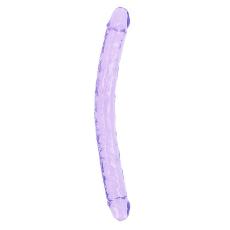 RealRock Crystal Clear Double Dong Dual-Ended Dildo-Pinkfoxxx