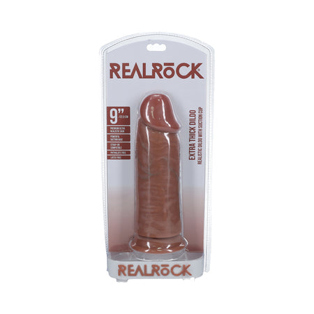 RealRock Extra Thick 9 in. Dildo-Pinkfoxxx