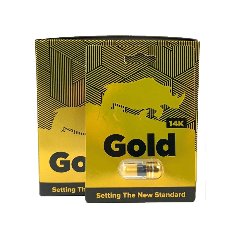 Rhino 14K Gold 24/Dp pill-Pinkfoxxx