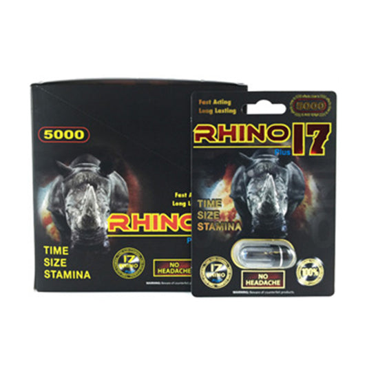 Rhino 17 5000 Plus 1ct pill (24/Dp)-Pinkfoxxx