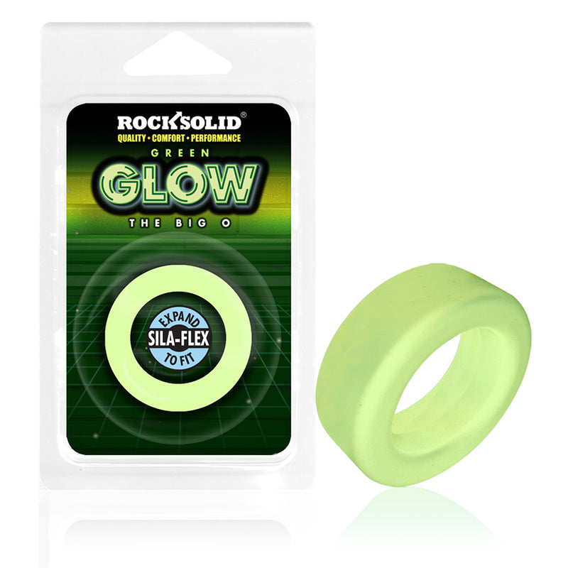 Rock Solid Sila-Flex Glow-in-the-Dark Big O C-Ring-Pinkfoxxx