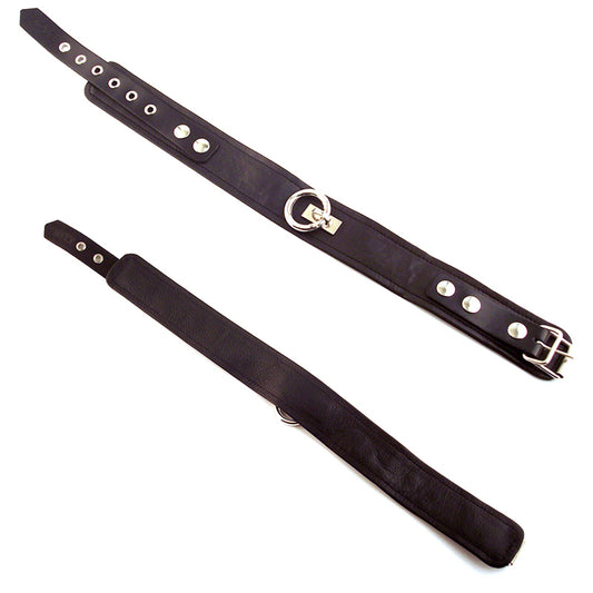Rouge Collar, Plain Black-Pinkfoxxx