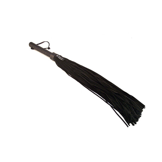 Rouge Flogger, w/Leather Handle Black