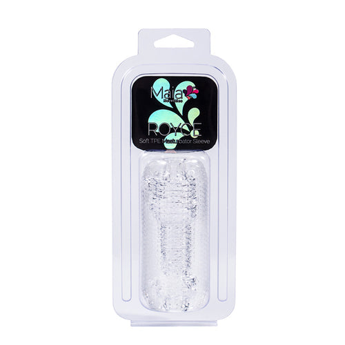 ROYCE CRYSTAL MASTURBATOR CLEAR - MTBO23001CLR