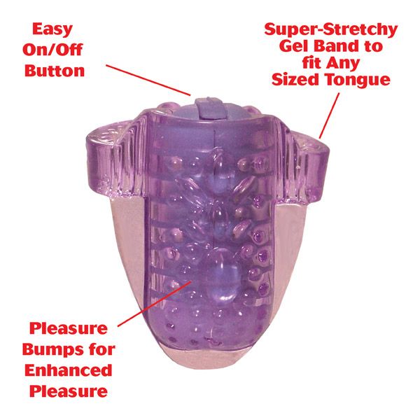 LING O VIBRATING TONGUE RING - SCRLNG110