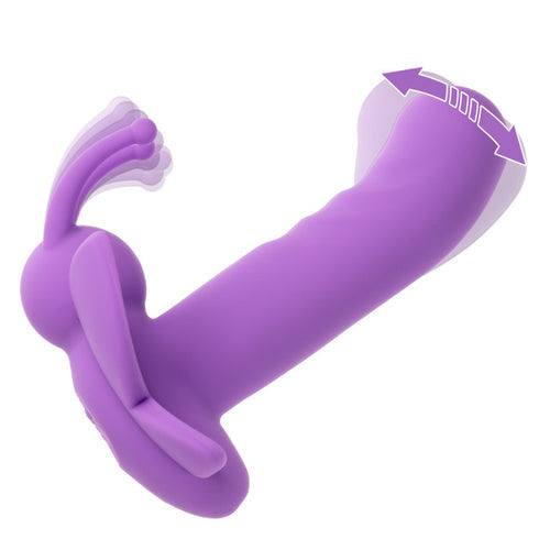 FIRST TIME VIBE ROTATING VENUS BUTTERFLY RECHARGEABLE - SE000317