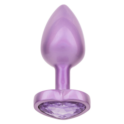 JEWEL SMALL AMETHYST HEART PLUG - SE043845