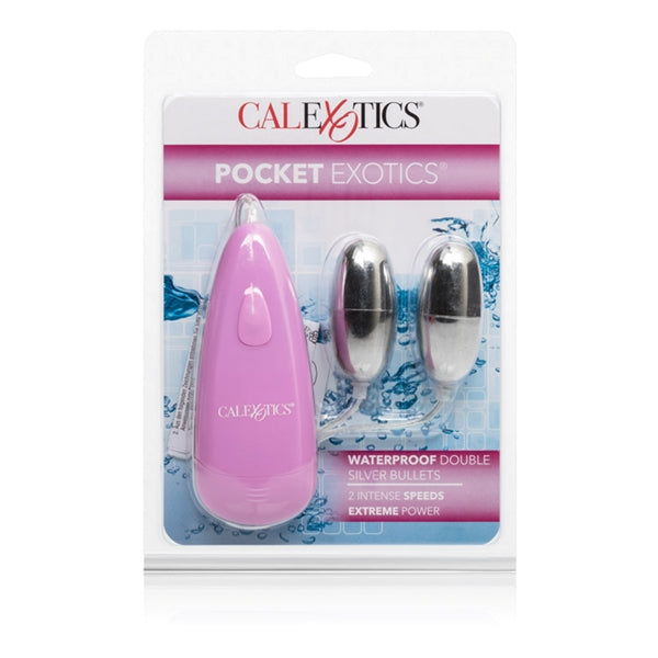 POCKET EXOTICS DOUBLE SILVER BULLET WATER PROOOF - SE114020