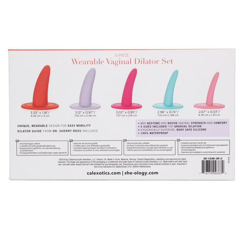 SHE-OLOGY 5PC VAGINAL DILATOR SET - SE133830