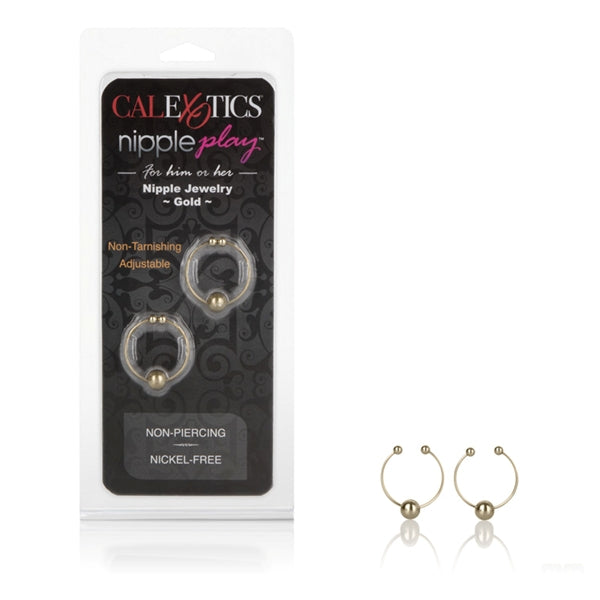 NIPPLE PLAY NIPPLE RING-GOLD - SE263007