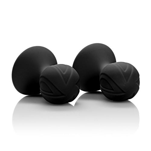 NIPPLE PLAY SILICONE PRO NIPPLE SUCKERS BLACK - SE264470