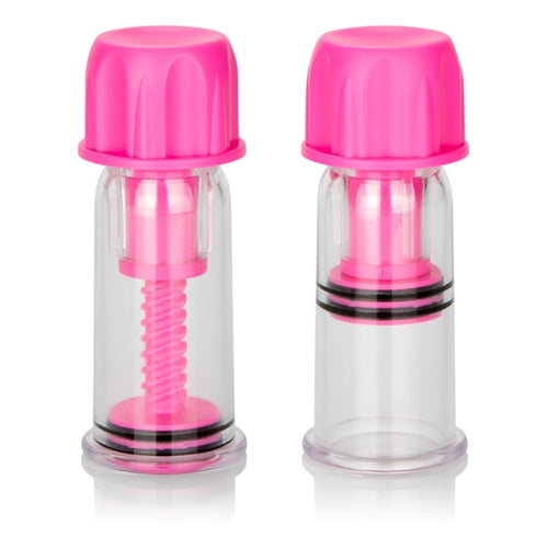 NIPPLE PLAY VACUUM TWIST SUCKERS PINK - SE264510