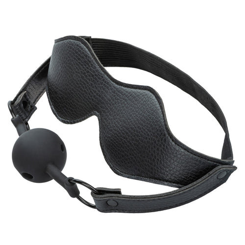 NOCTURNAL COLLECTION EYES MASK BREATHABLE BALL GAG - SE267804