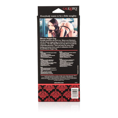 SCANDAL SILICONE STOPPER GAG - SE271209