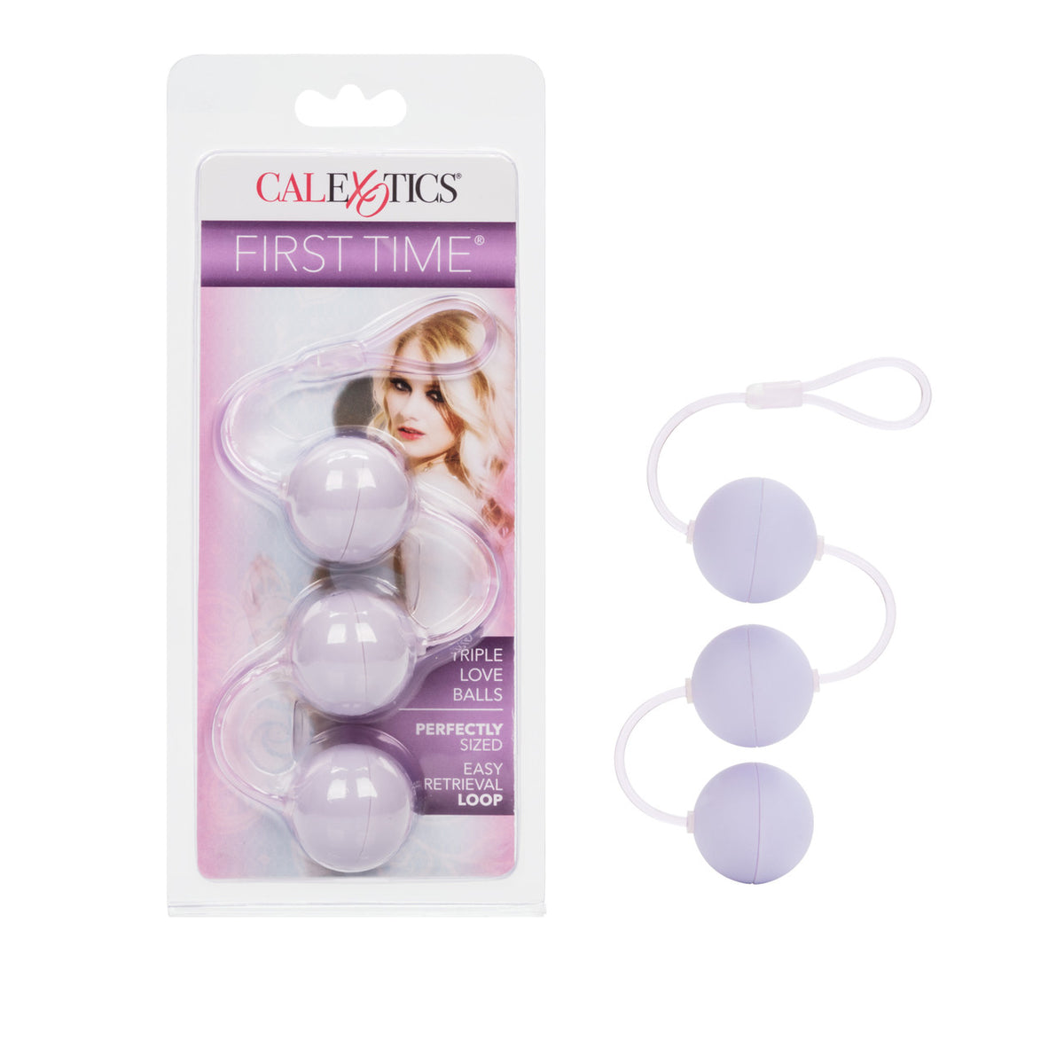 FIRST TIME LUV BALLS TRIPLE LOVER PURPLE - SE000438
