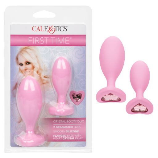 FIRST TIME LOVE CRYSTAL BOOTY DUO PINK - SE000452